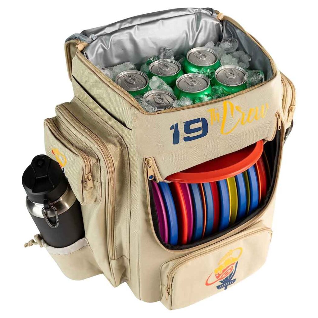 19thCrew Disc Golf Bag with Cooler