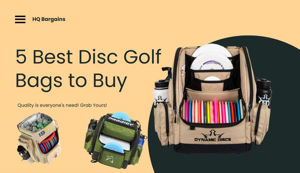 Read more about the article 5 Best Disc Golf Bags to Buy in 2023: Unbiased Reviews and Expert Recommendations!